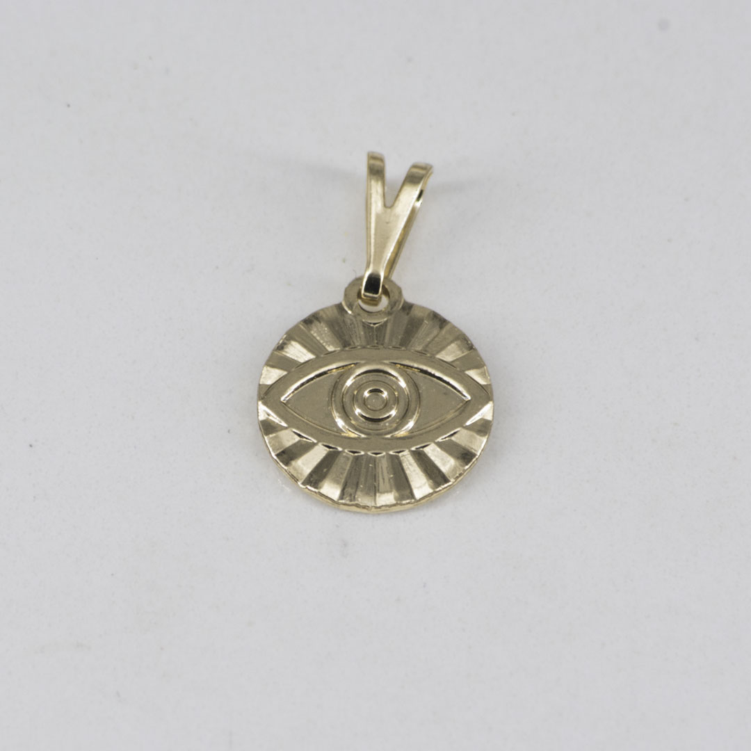 DIJE MEDALLA OJO TURCO