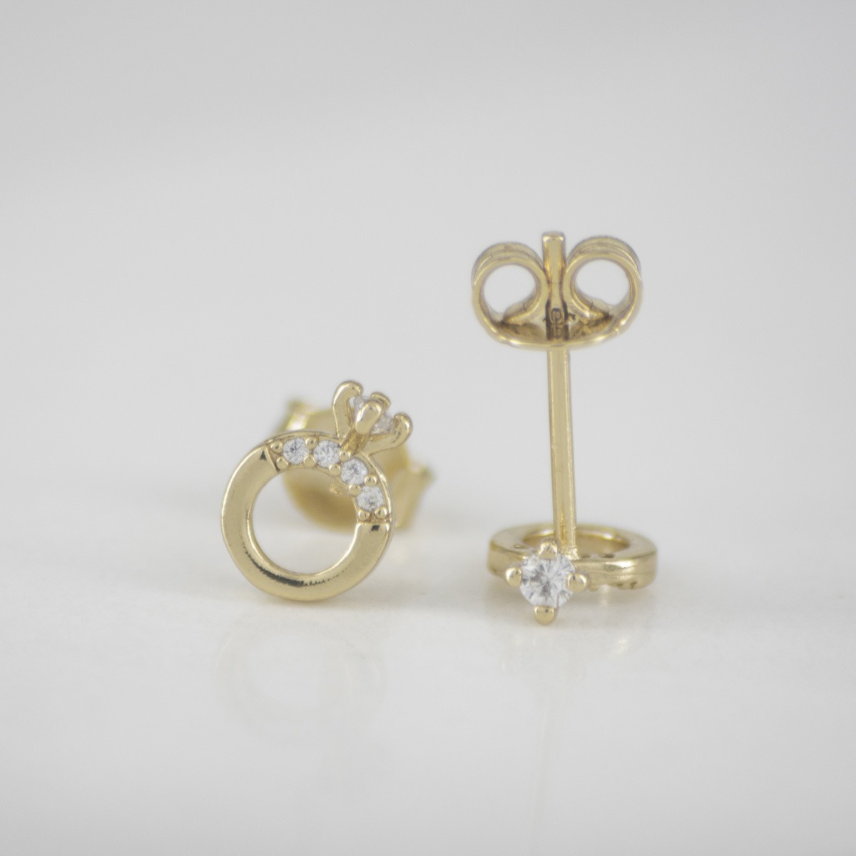 TOPO TIPO ANILLO SOLITARIO