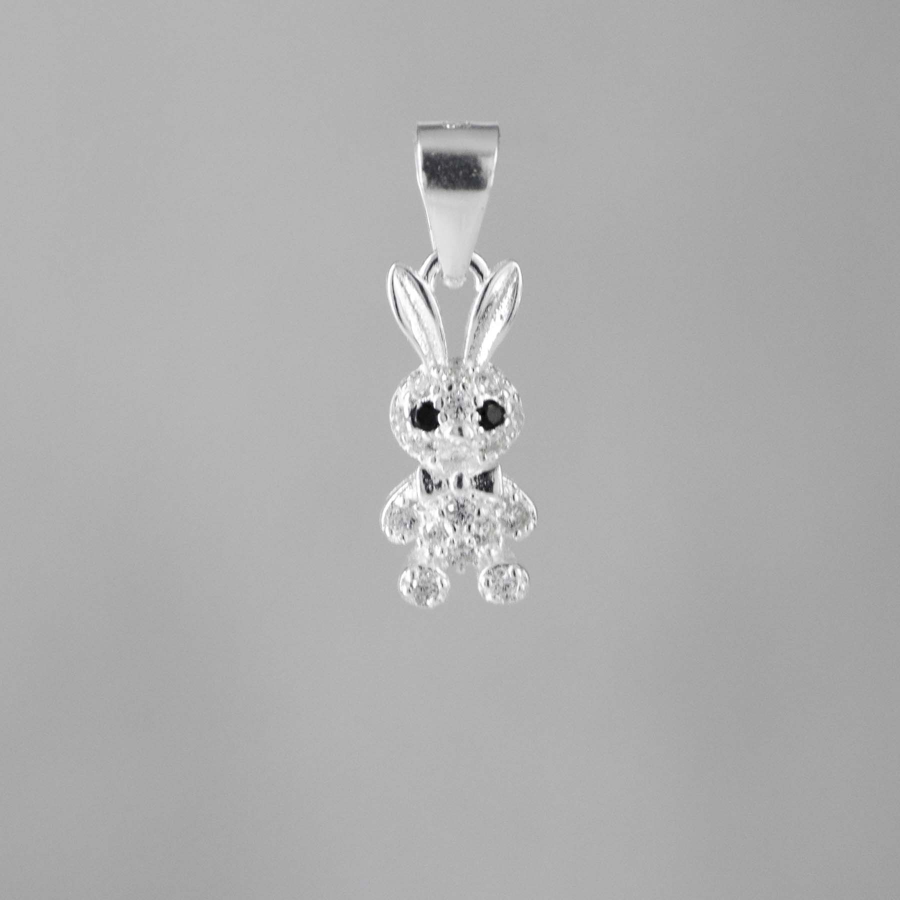 DIJE CONEJO CIRCONES