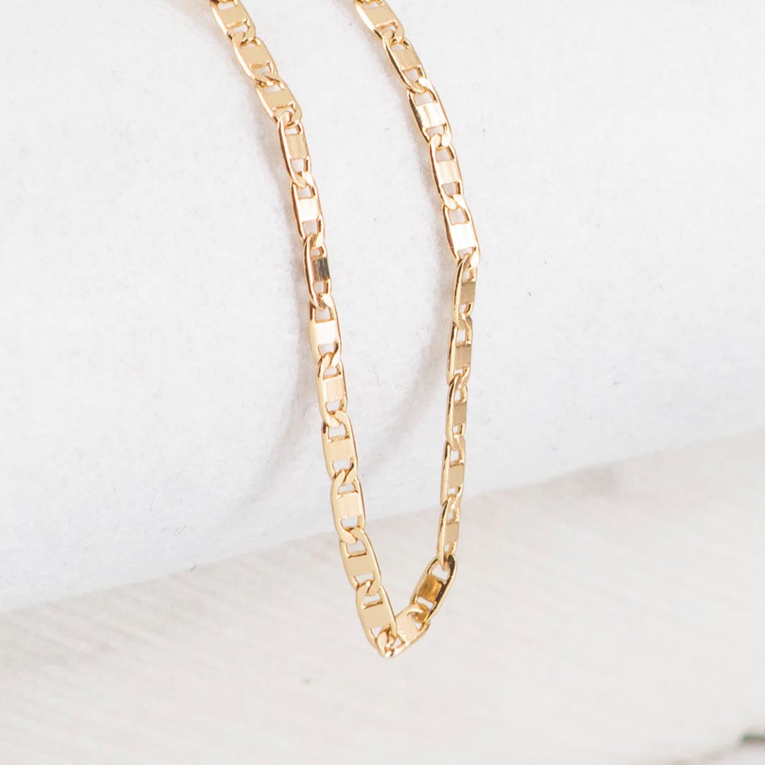 CADENA ESCALERA PLANA 2MM-50CM