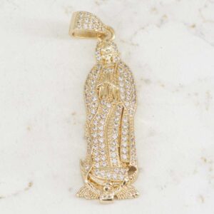 DIJE VIRGEN MARIA GRANDE CIRCONES