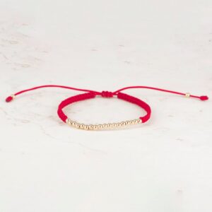 PULSERA TEJIDA 18B 3MM LISO
