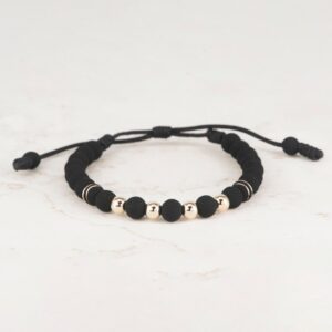 PULSERA TEJIDA NEO 6MM BALÍN 5MM